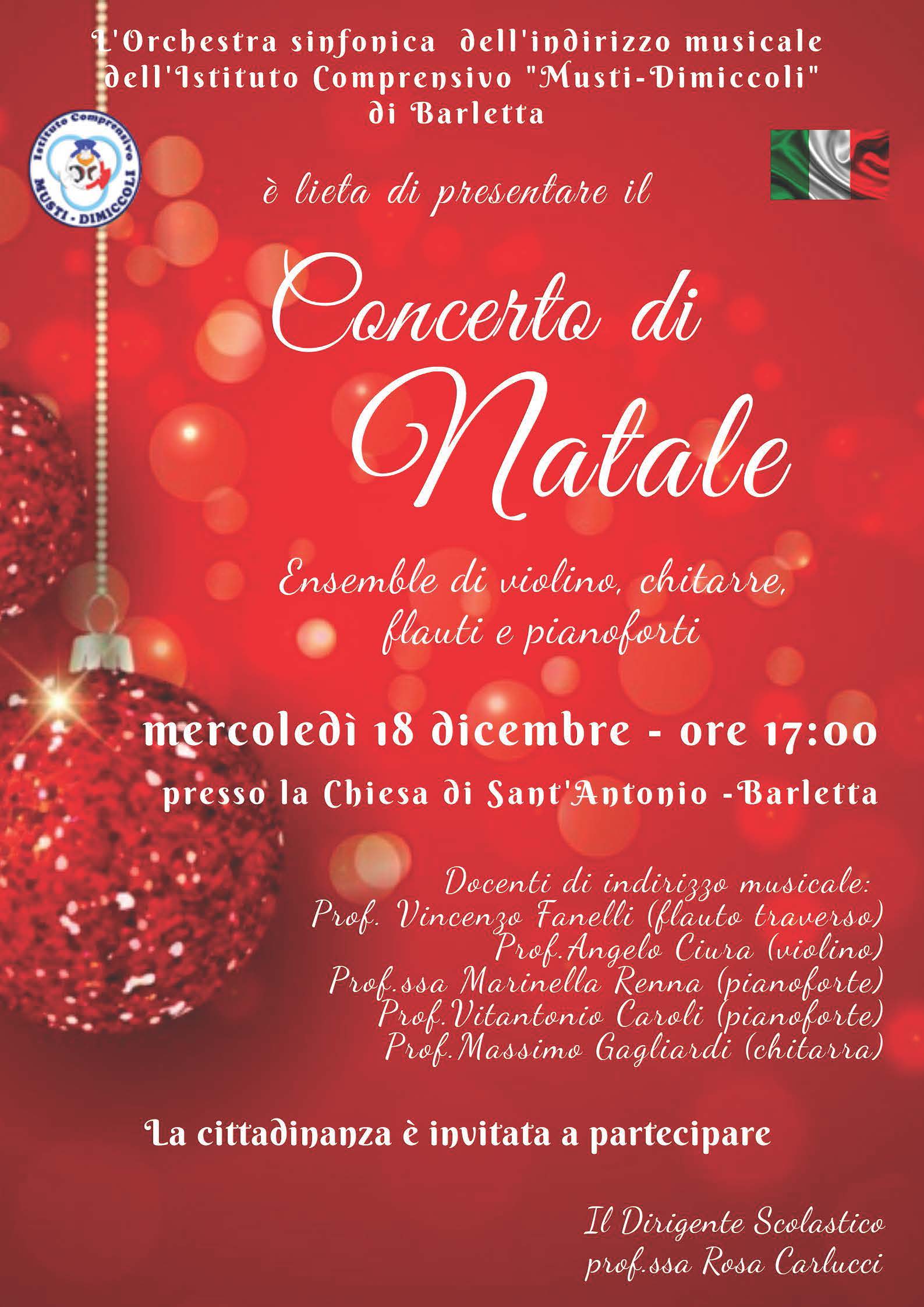 Locandina Concerto Chiesa S. Andrea 