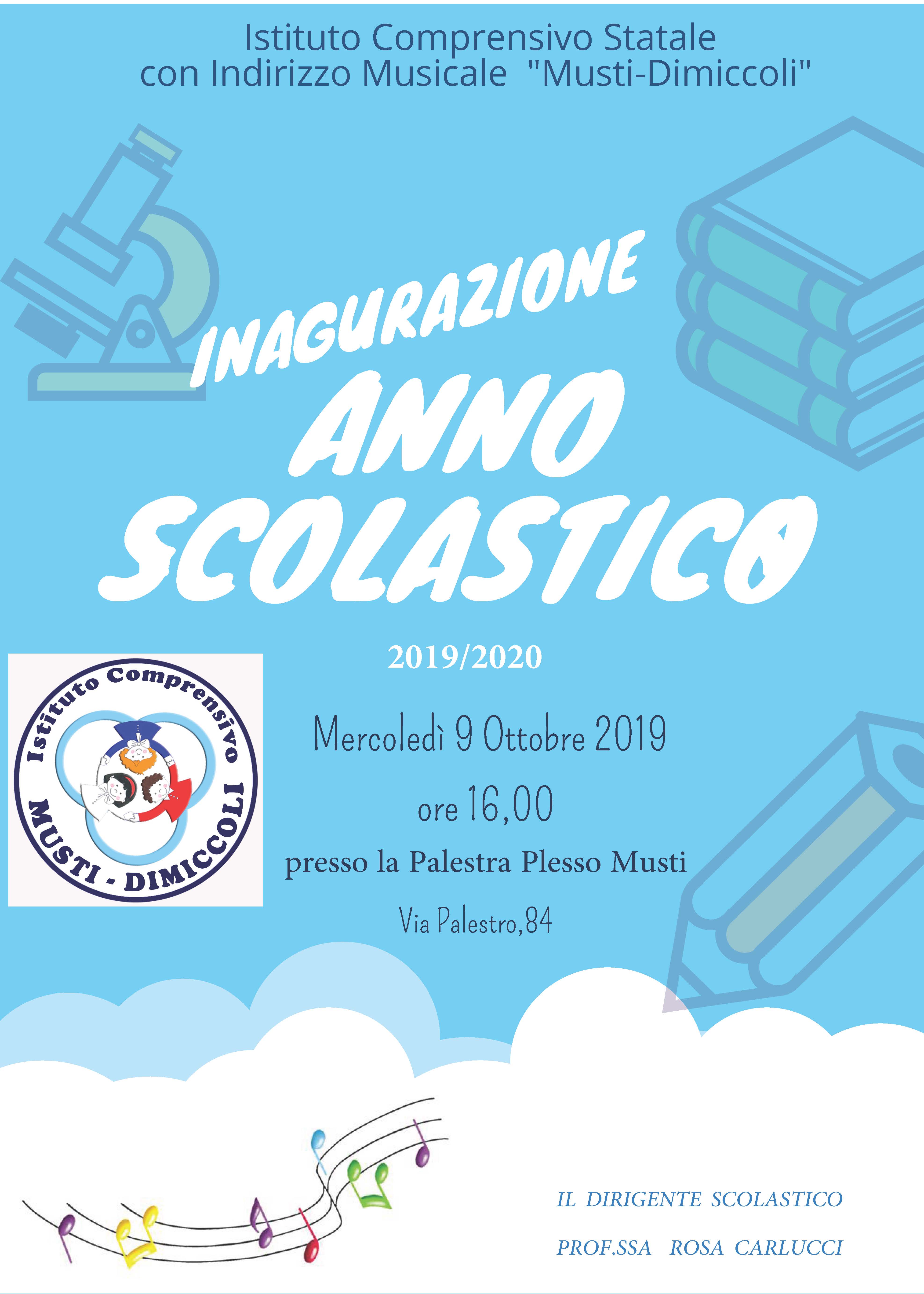 inaugurazione anno scolastico