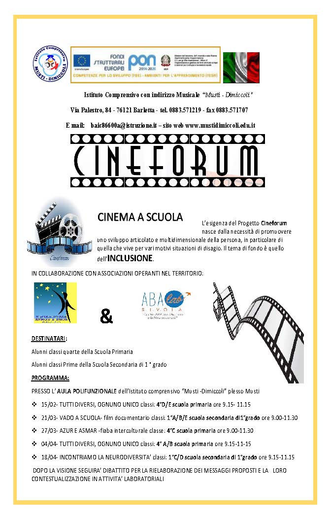 locandina cineforum