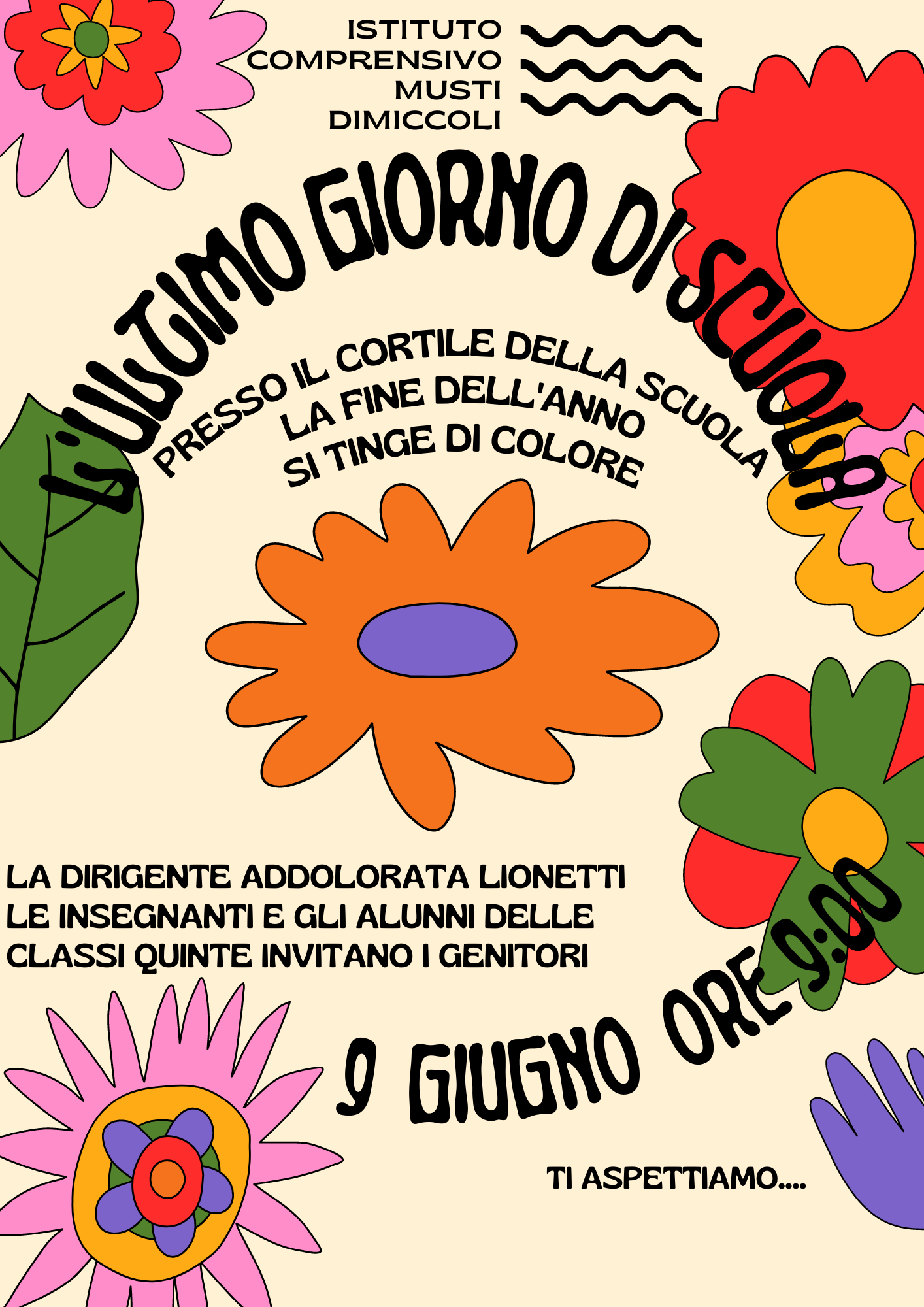 ULTIMO GIORNO DI SCUOLA QUINTE
