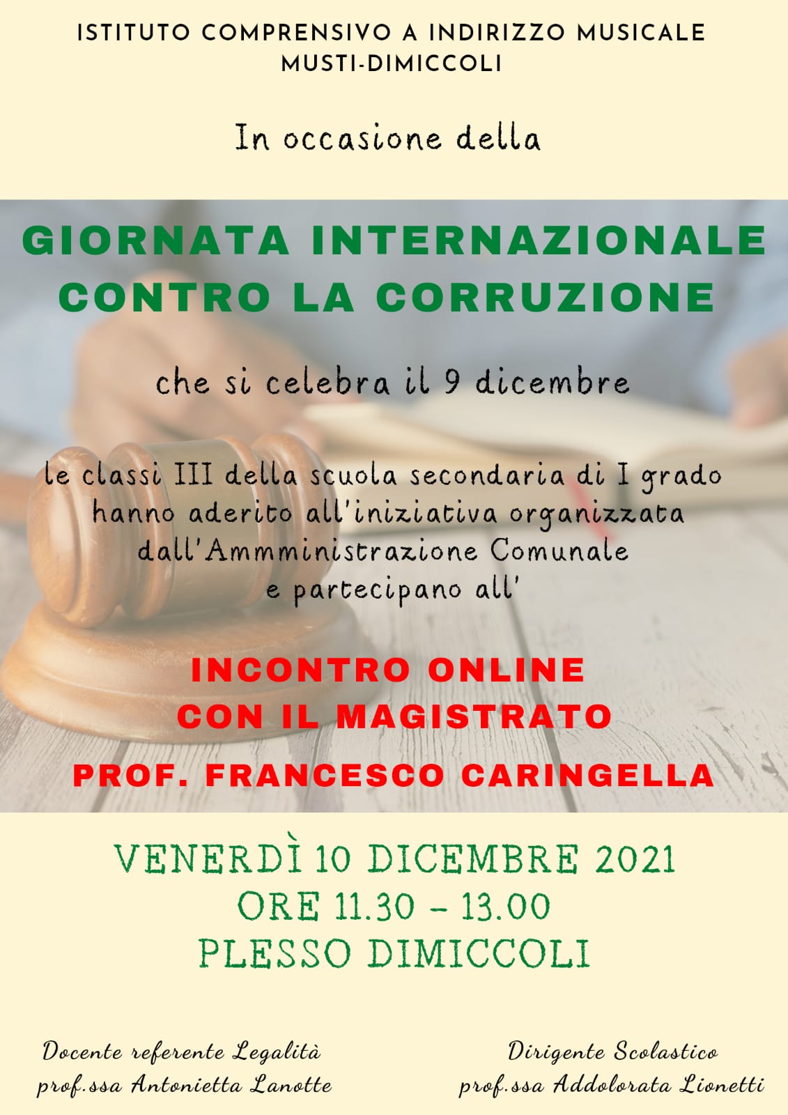 giornata contro corruzione