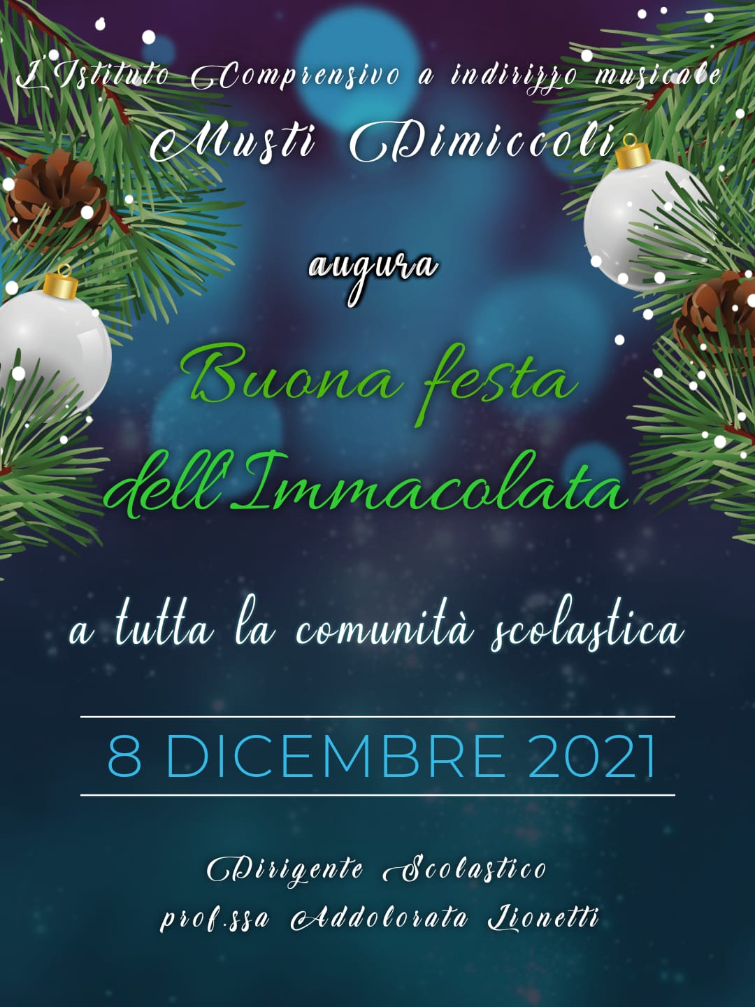immacolata 2021