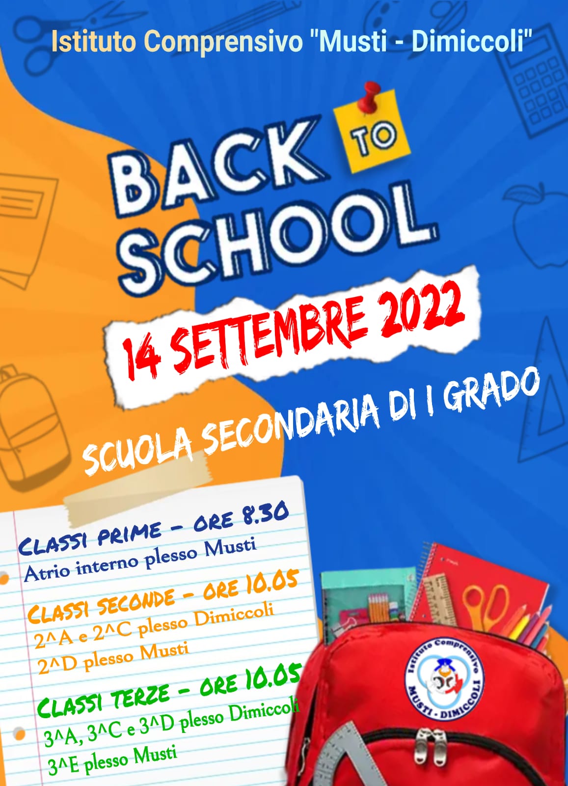 ritorno a scuola 2022