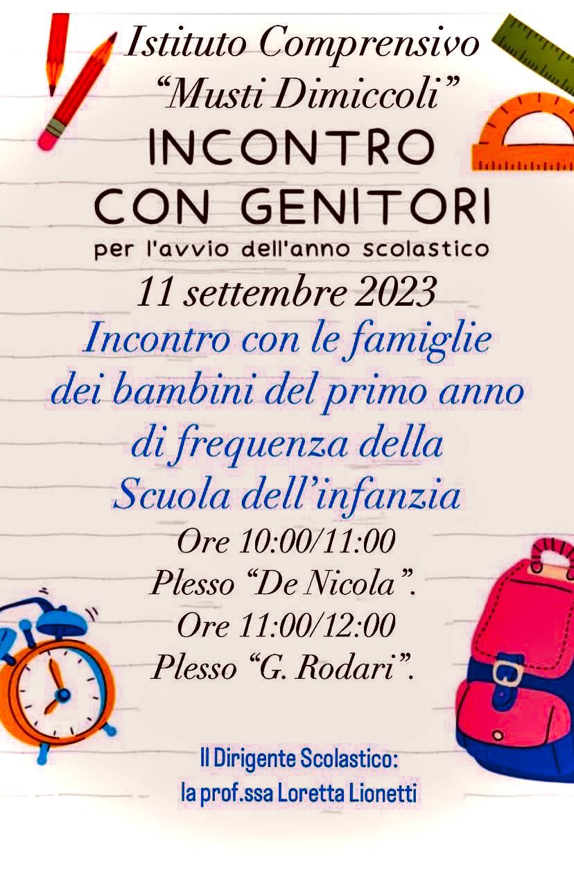 incontro genitori infanzia