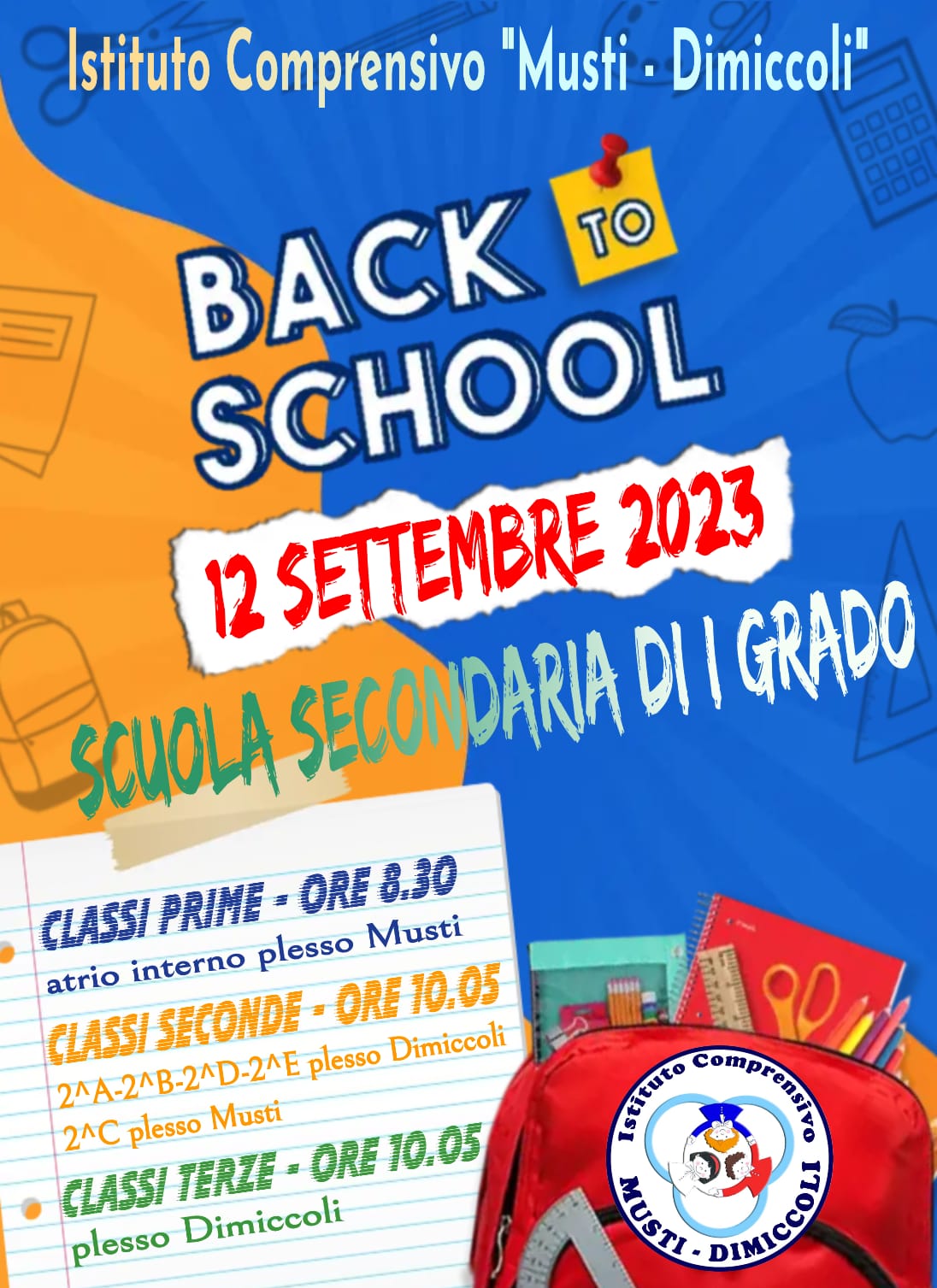rientro a scuola secondaria