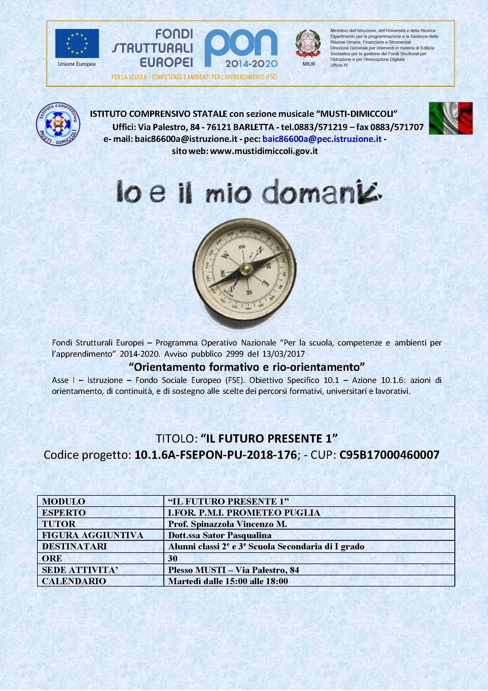 LOCANDINA ORIENTAMENTO MODULO 1