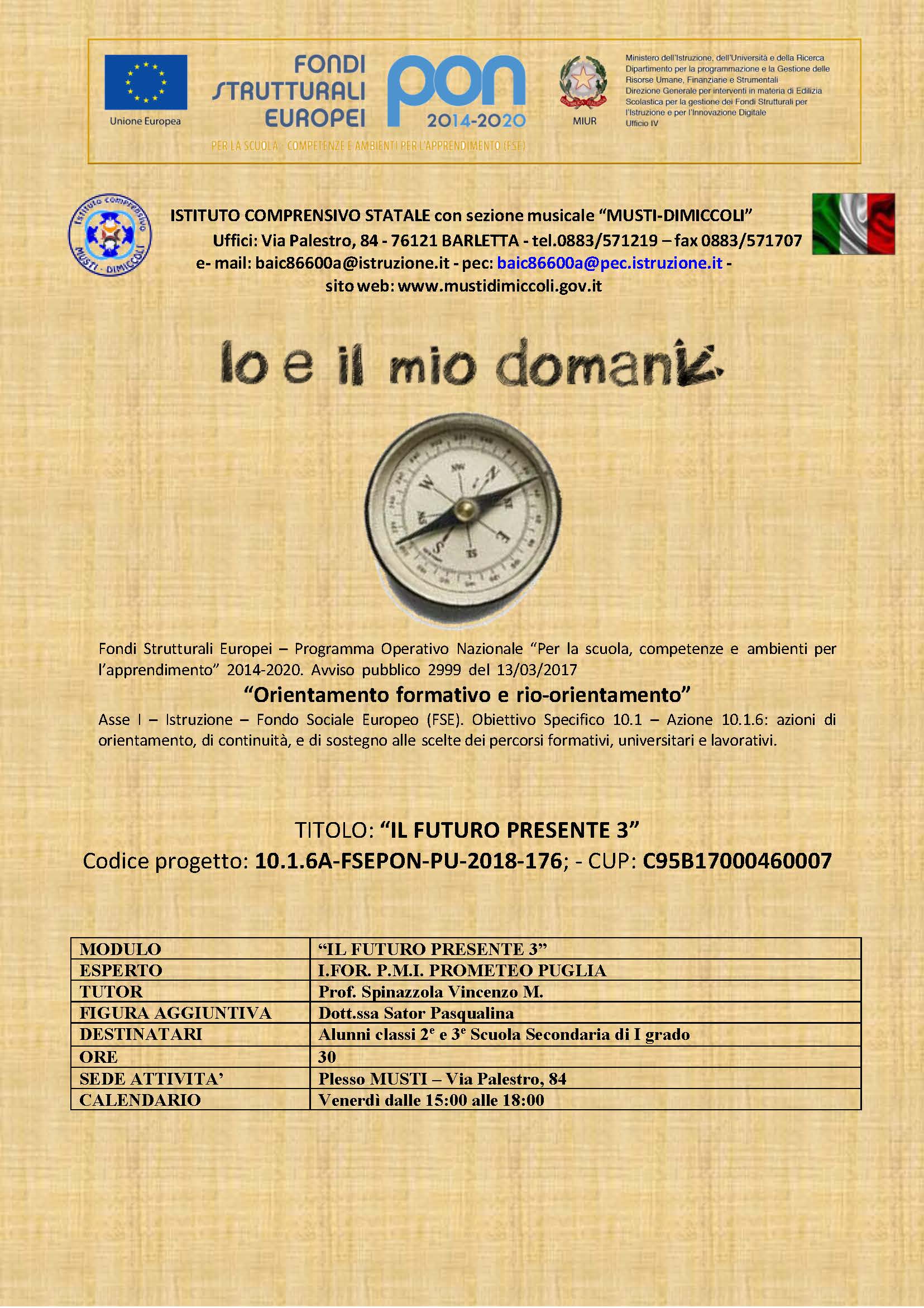 LOCANDINA ORIENTAMENTO MODULO 3
