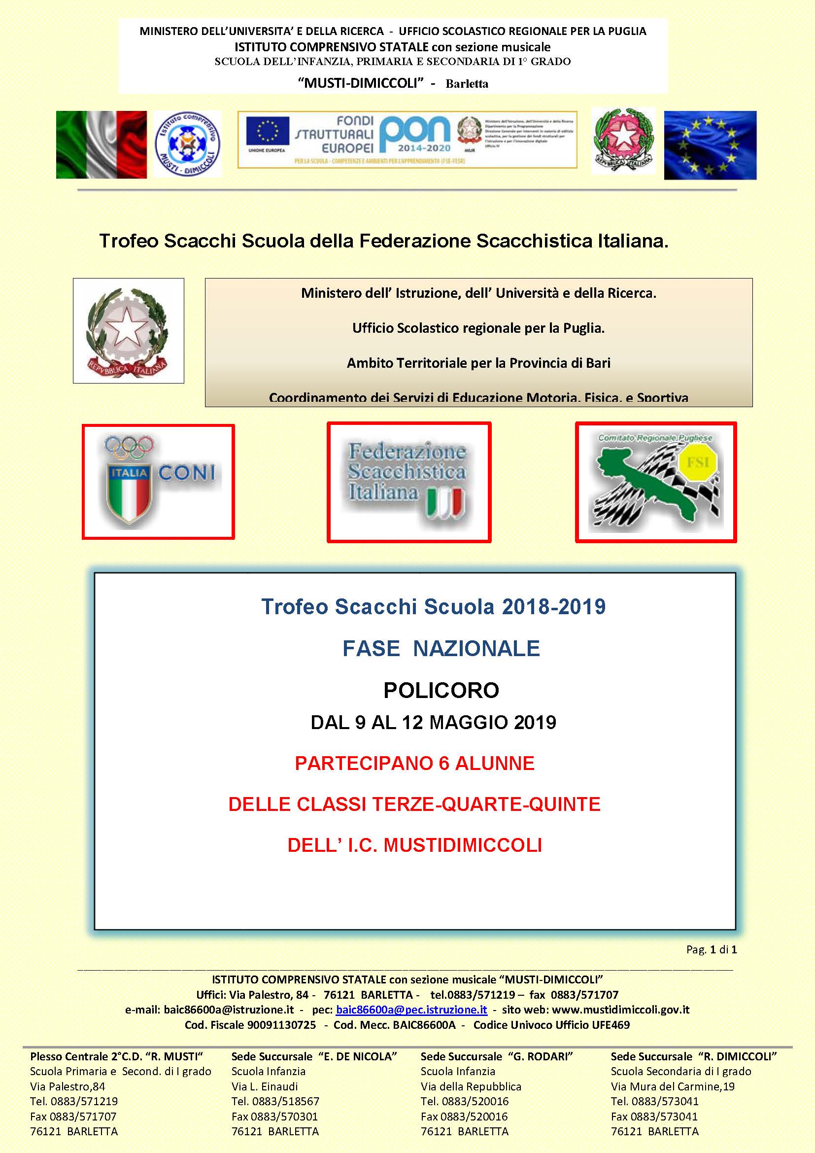 LOCANDINA SCACCHI NAZIONALE