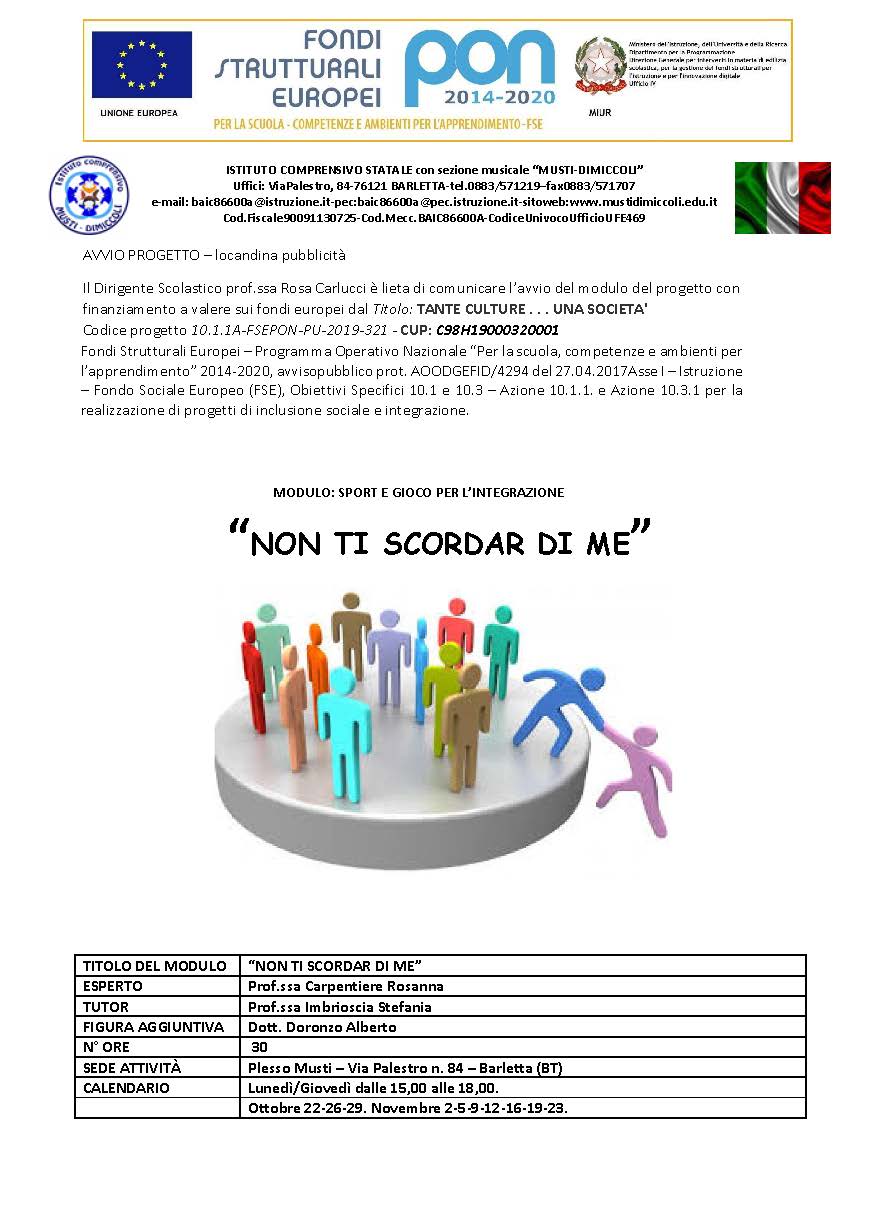 Locandina PON digitale