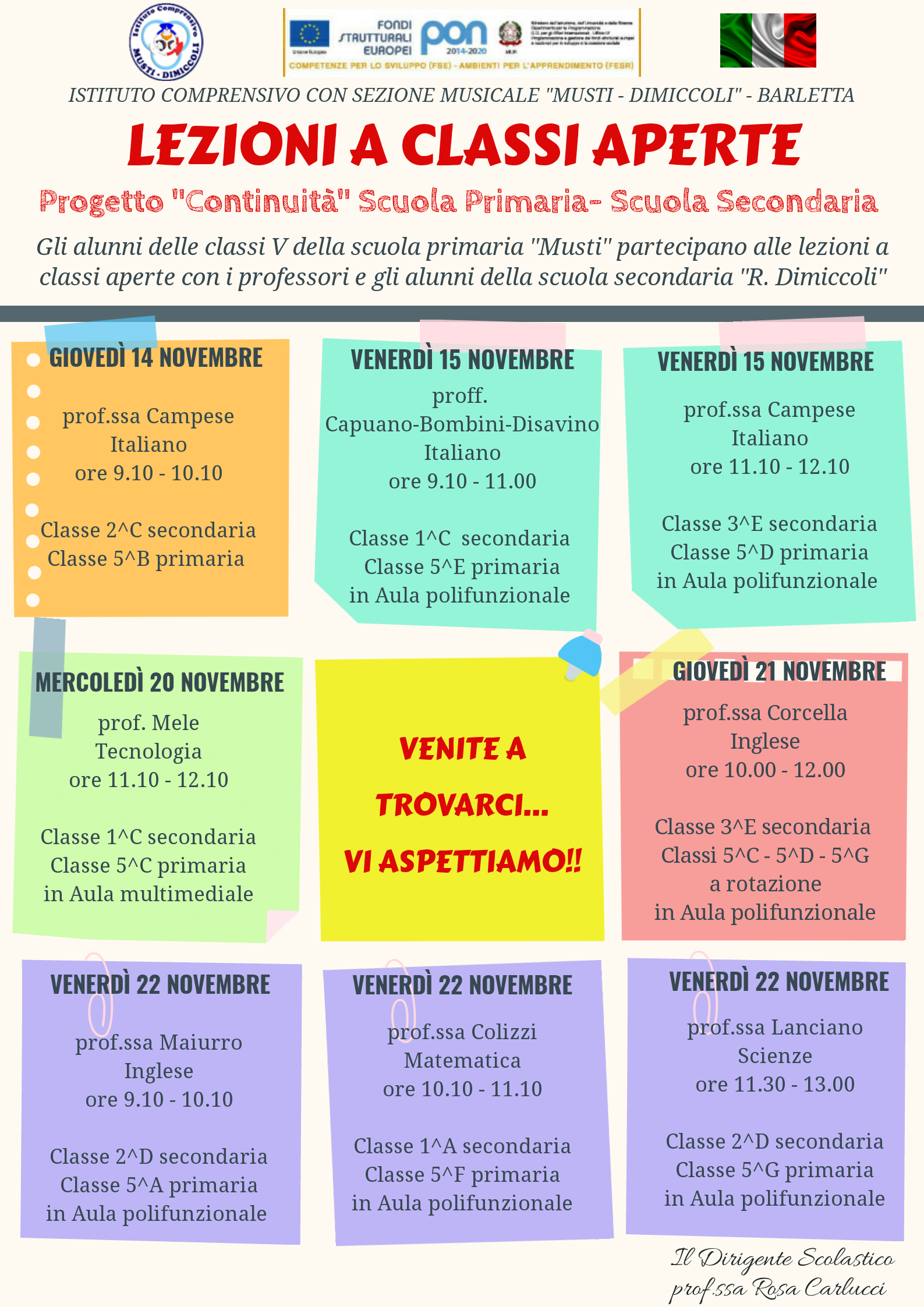 Locandina aggiornata 2 lez a classi aperte