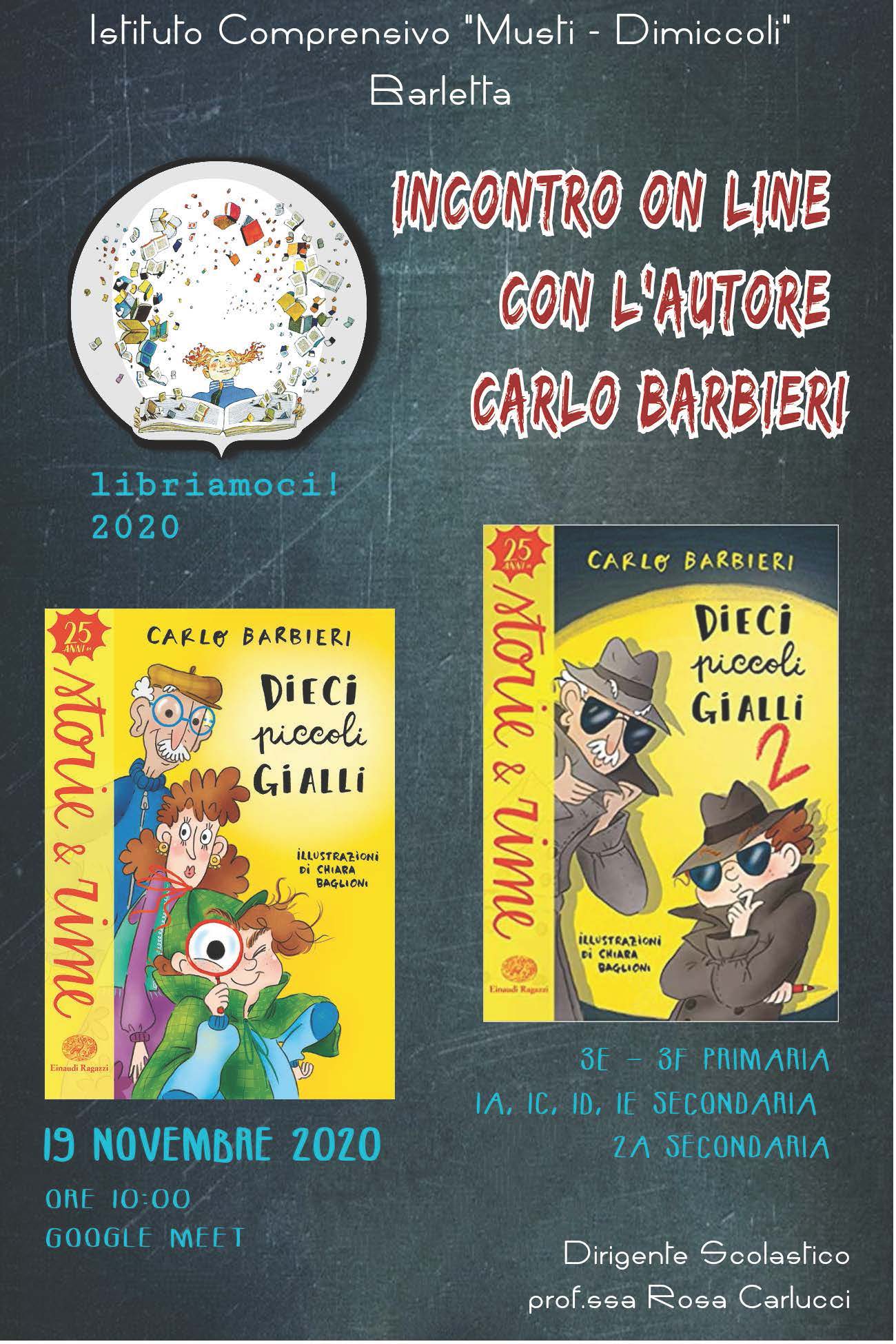 Locandina incontro con lautore