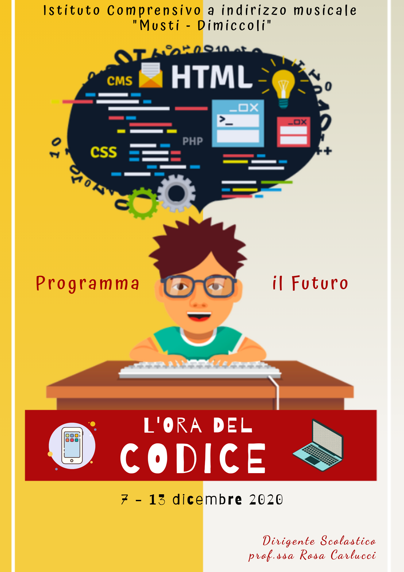 Locandina ora del codice