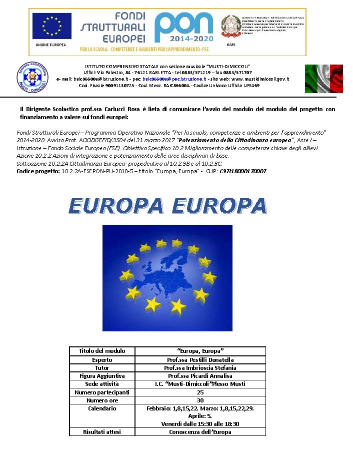 locandina Europa