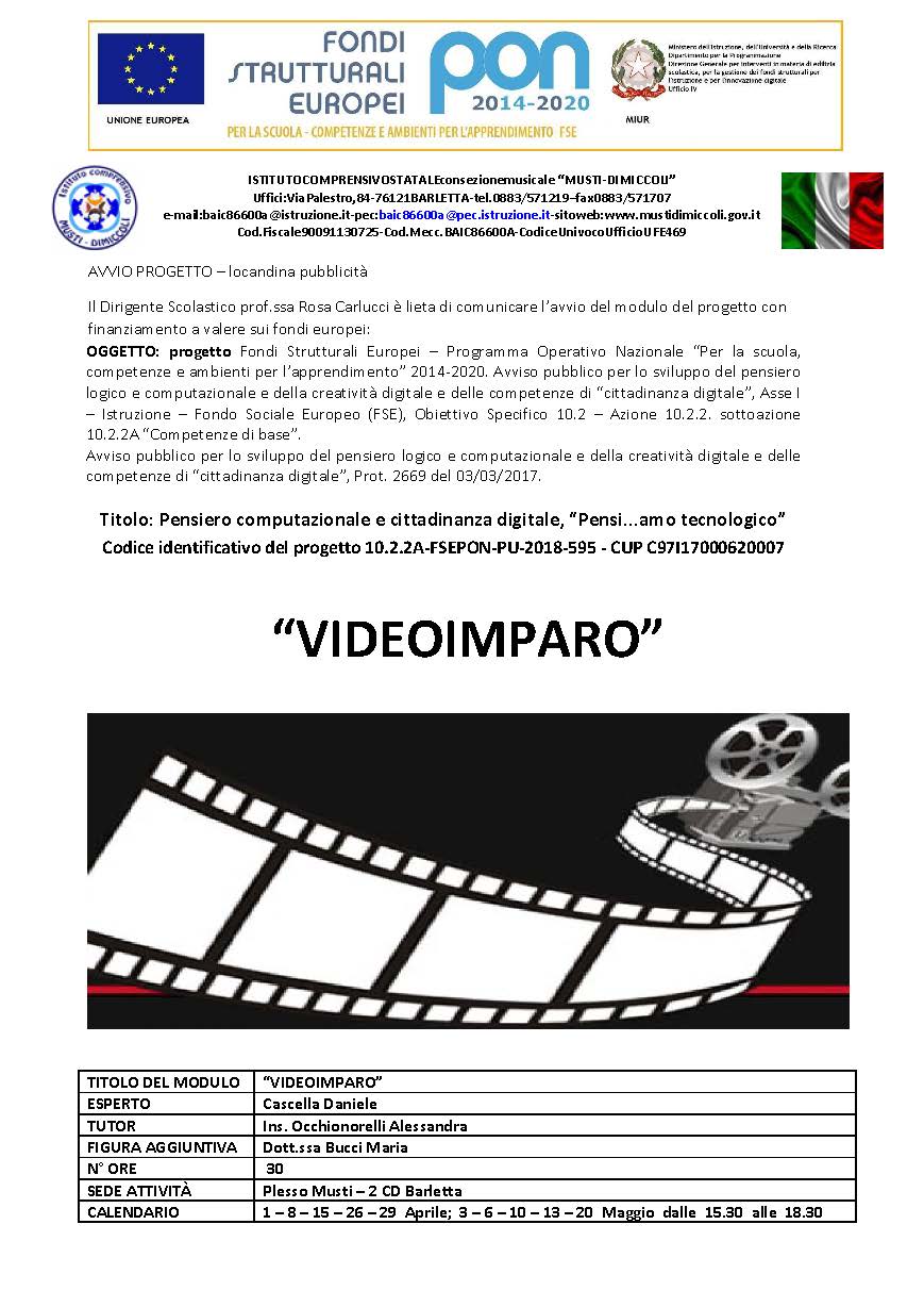 Locandina videoimparo