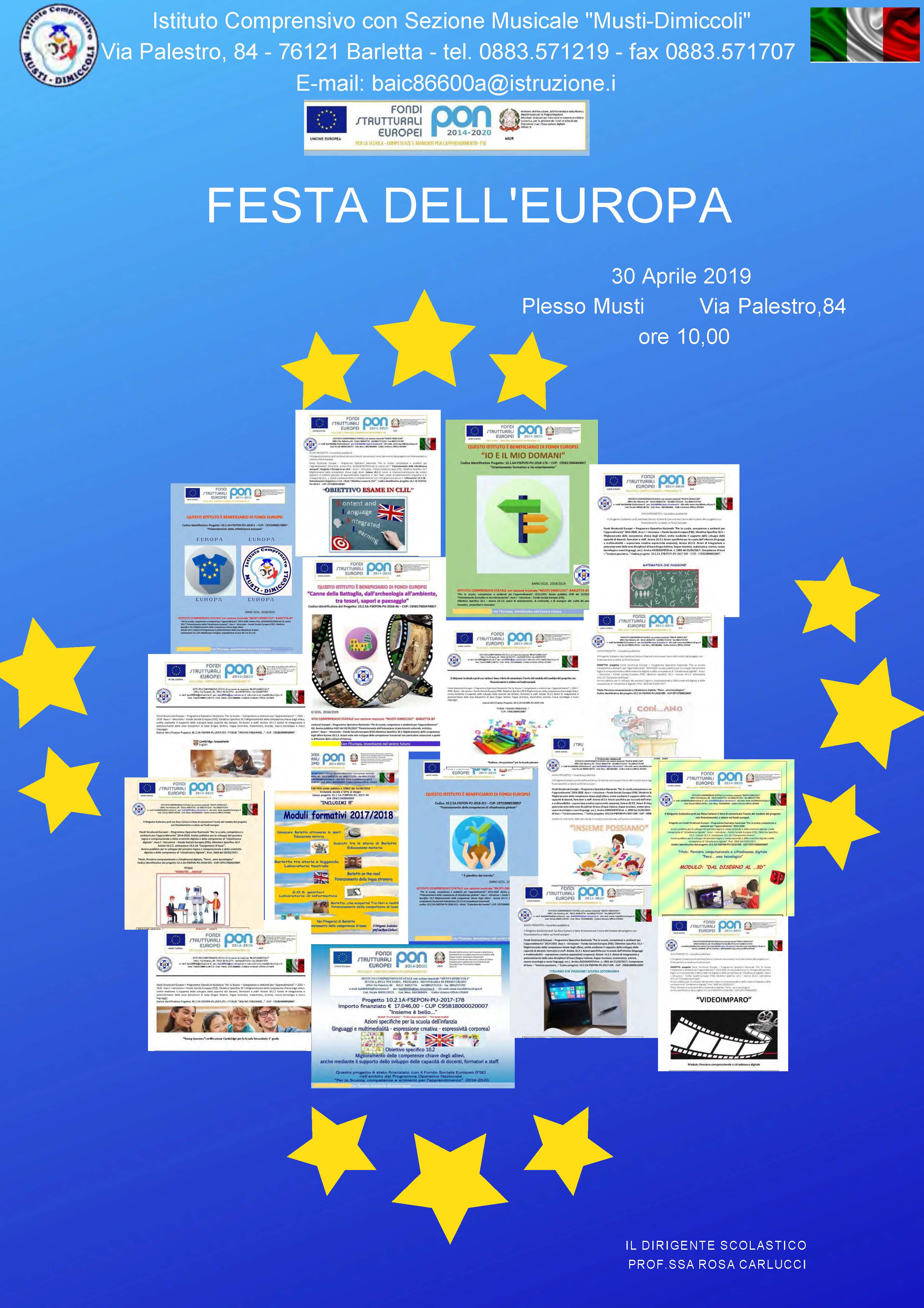 festa delleuropa 30 aprile 2019