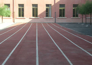 Foto cortile scuola Musti