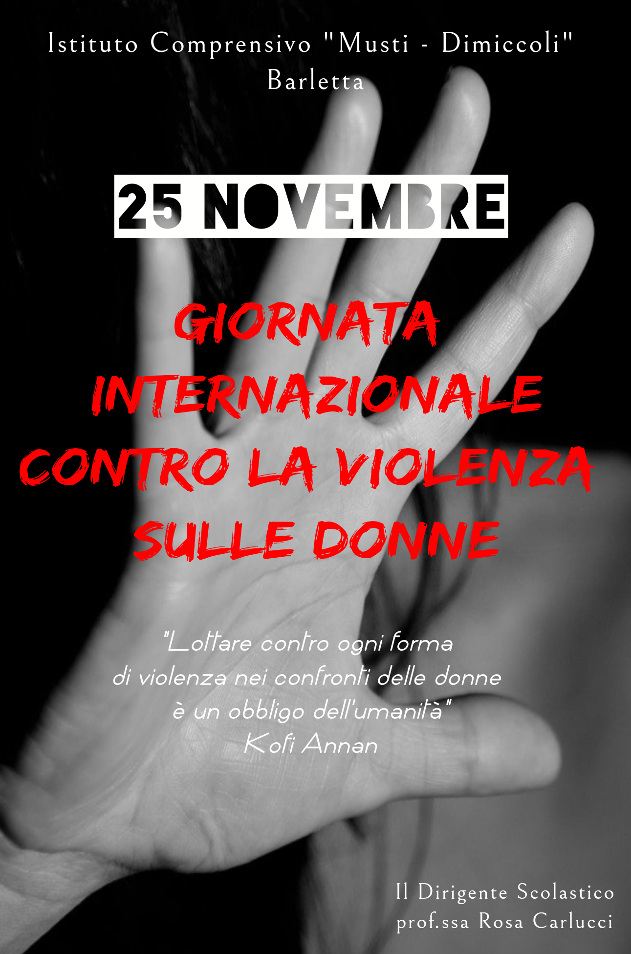locandina 25 novembre